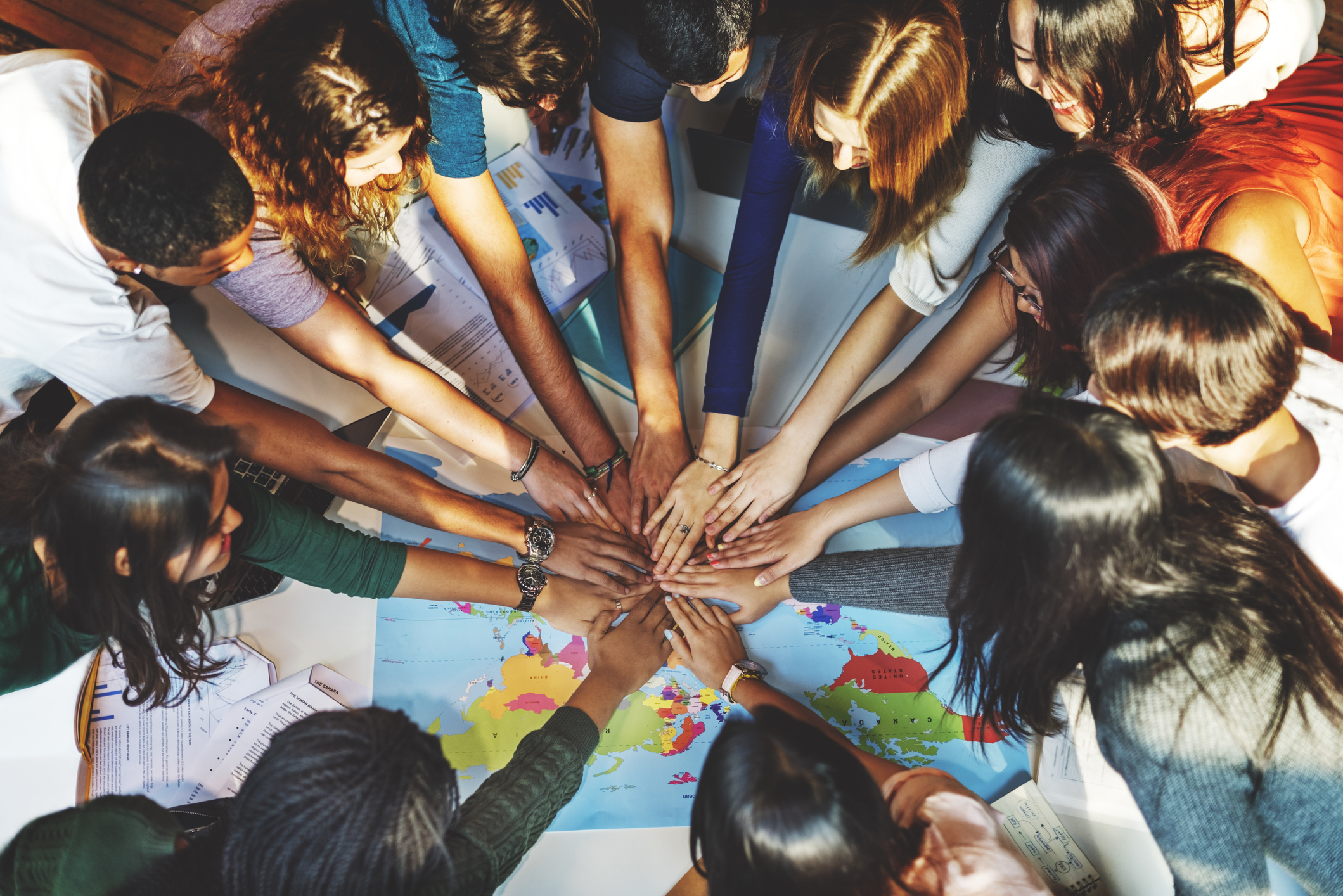 people collaborating